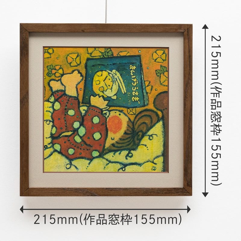 華 原画「まんげつうさぎ」 | gallery So-Ra online shop
