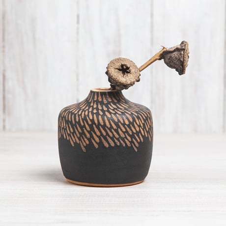 エヴァーソン朋子 陶作品「花器」A8