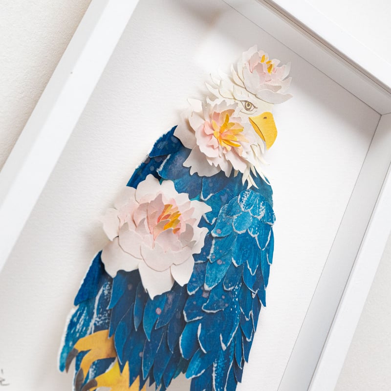 とmoえ 原画「こぼれて咲いた胸の内」 | gallery So-Ra online shop