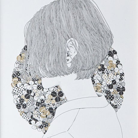 Satomi 原画「四つ葉のピアス」