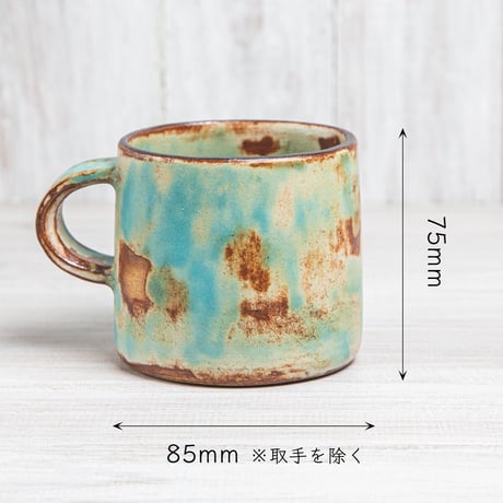 エヴァーソン朋子 陶作品「マグカップ 空色」