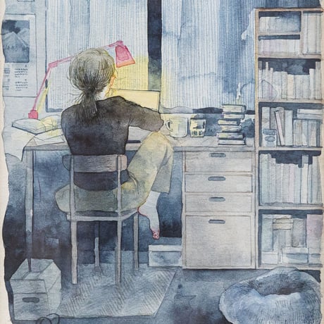 一色真由美 原画「mokumoku」