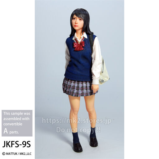 まっつく (MK2.) 1/9 Japanese Kawaii JKフィギュア 1:9 Scale MK2. JK Figure JKMSS-9S Japanese Kawaii High