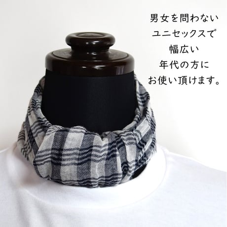 長綿ガーゼ・ミニストール　ネイビー