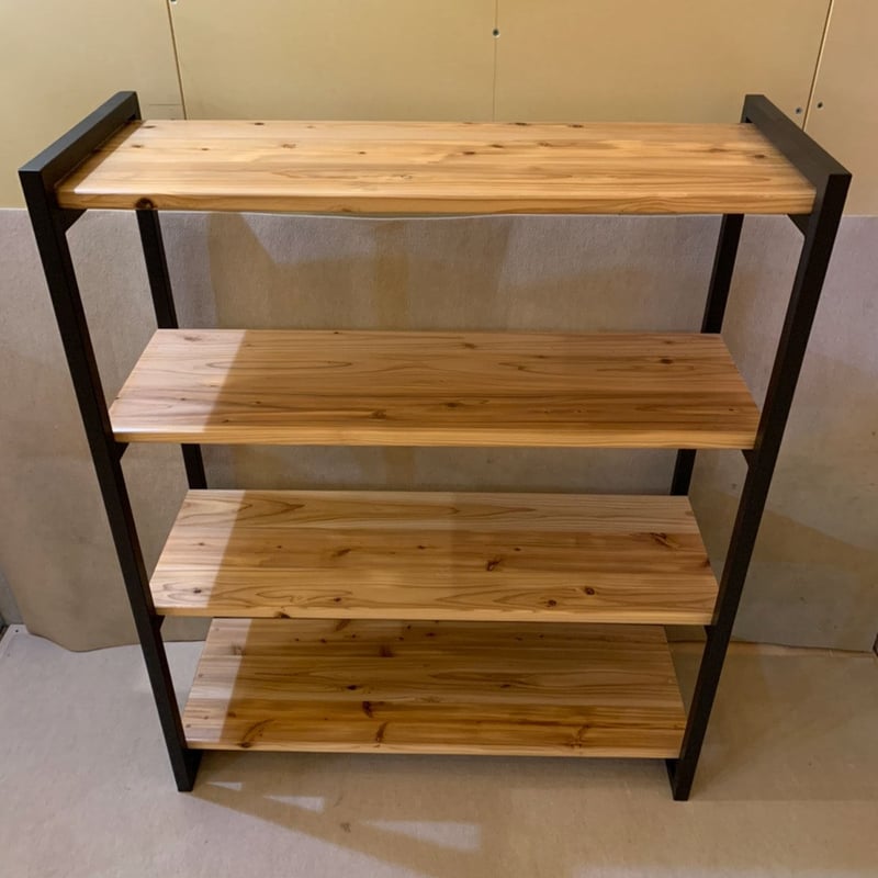 4段ラック(脚:アイアン) | Handmade Craft Shop ZELKOVA 4段ラック(脚:アイアン) | Handmade Craft Shop ZELKOVA