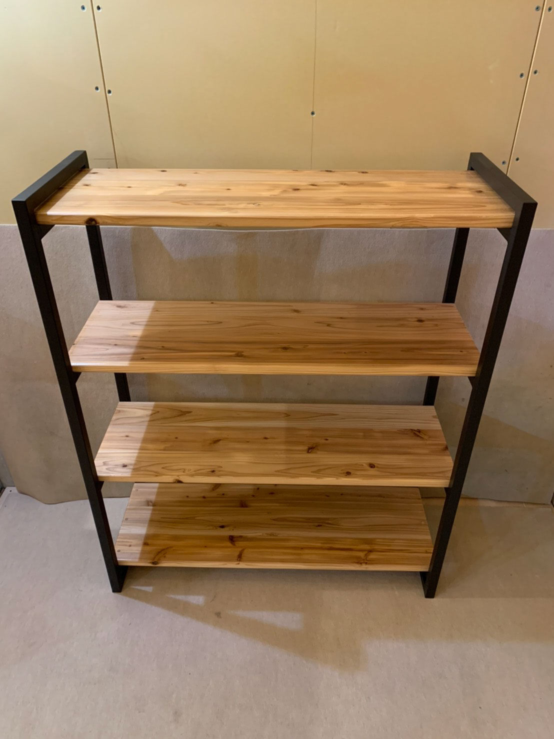 4段ラック（脚：アイアン） | Handmade Craft Shop ZELKOVA