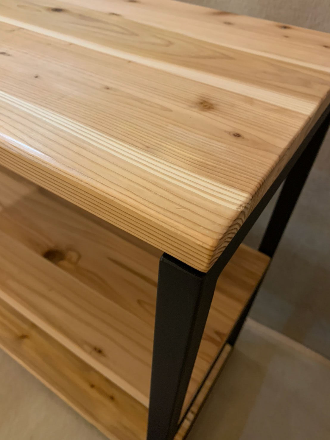 3段ラック（アイアン脚） | Handmade Craft Shop ZELKOVA