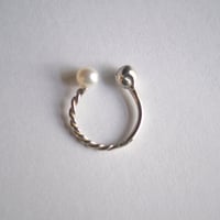 pearl&ball イヤカフ/silver