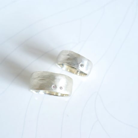 ワイド クラフトDIA×2 リング