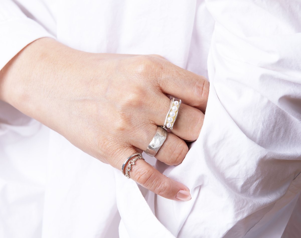 CAMELLIA パールリング 楽天市場】カメリア【CAMELLIA】PT900 パール・ダイヤモンド