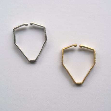 polygon イヤカフ/silver