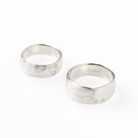 ワイド クラフトDIA×2 リング