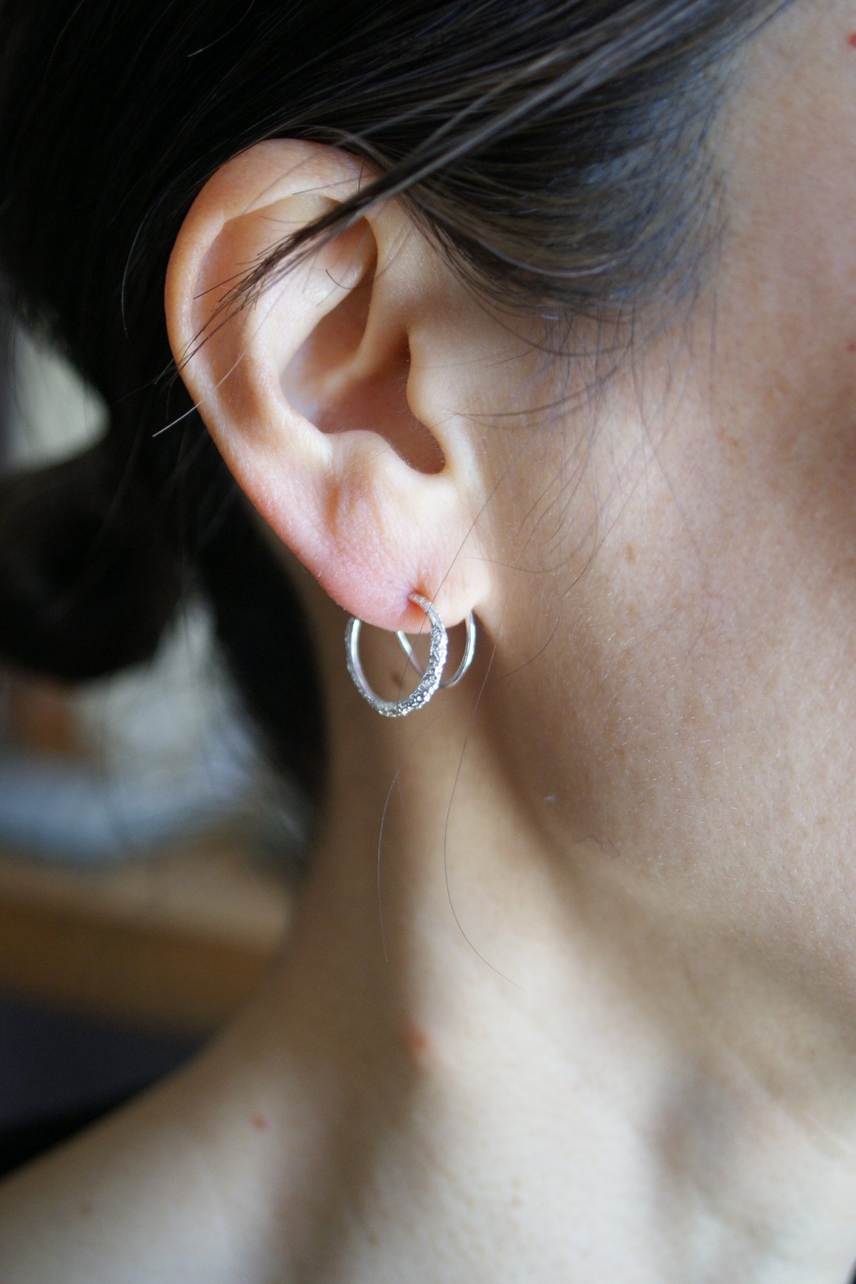 スパイラルピアス