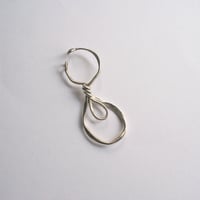 hanging hoopイヤカフ/silver