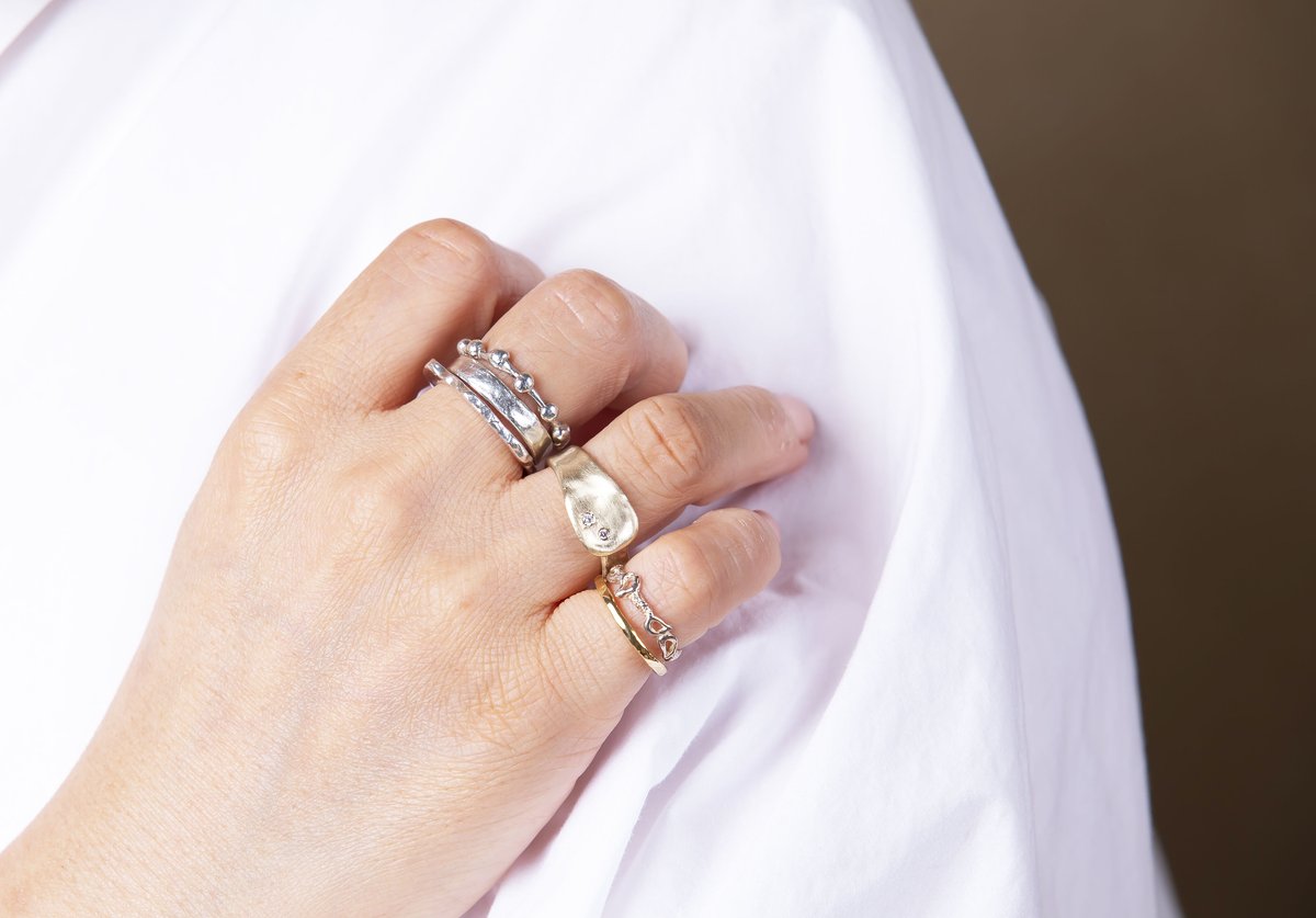 クレイリング/S silver | chumeq