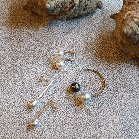 アコヤパール  デザインピアス