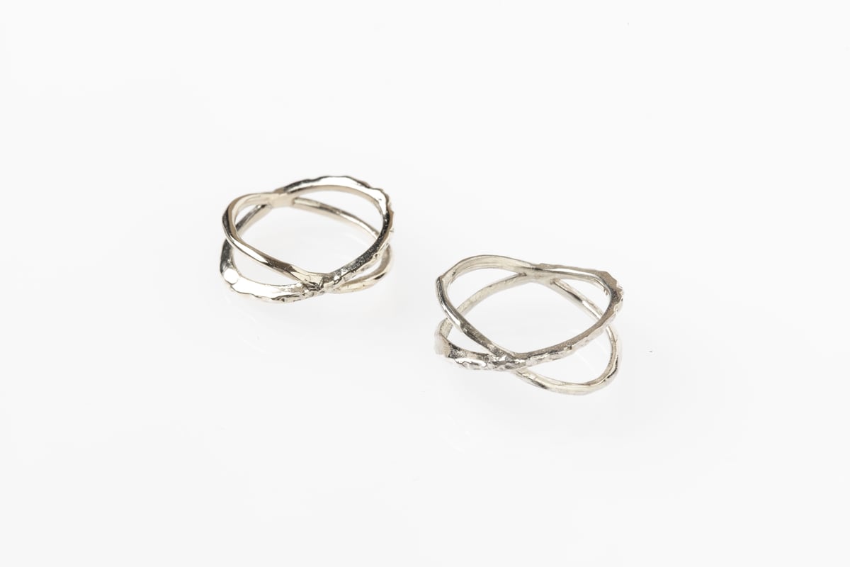 クロスピンキーリング / silver | chumeq クロスピンキーリング / silver | chumeq