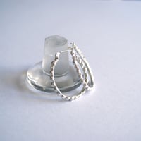 ラウンドline hoop ピアス (L)