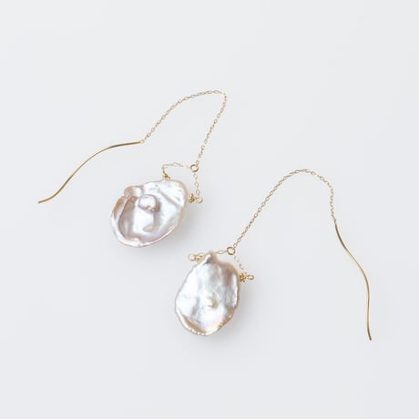ハンギングパールピアス