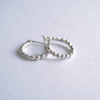 ラウンドline hoop ピアス (S)