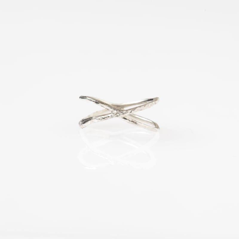 クロスピンキーリング / silver | chumeq クロスピンキーリング / silver | chumeq
