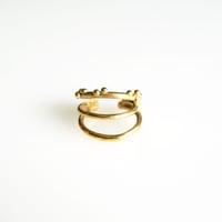 small３連イヤカフ/gold