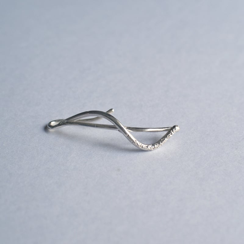 curveイヤークリップ／silver | chumeq