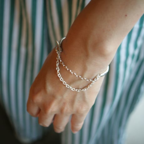 2way chain バングル