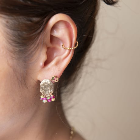 comma ピアス/Ruby