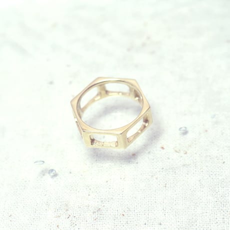 motif ring 7 - gold