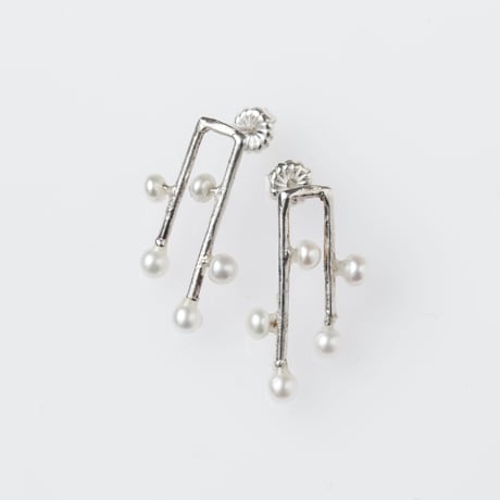 パールdot ピアス/silver