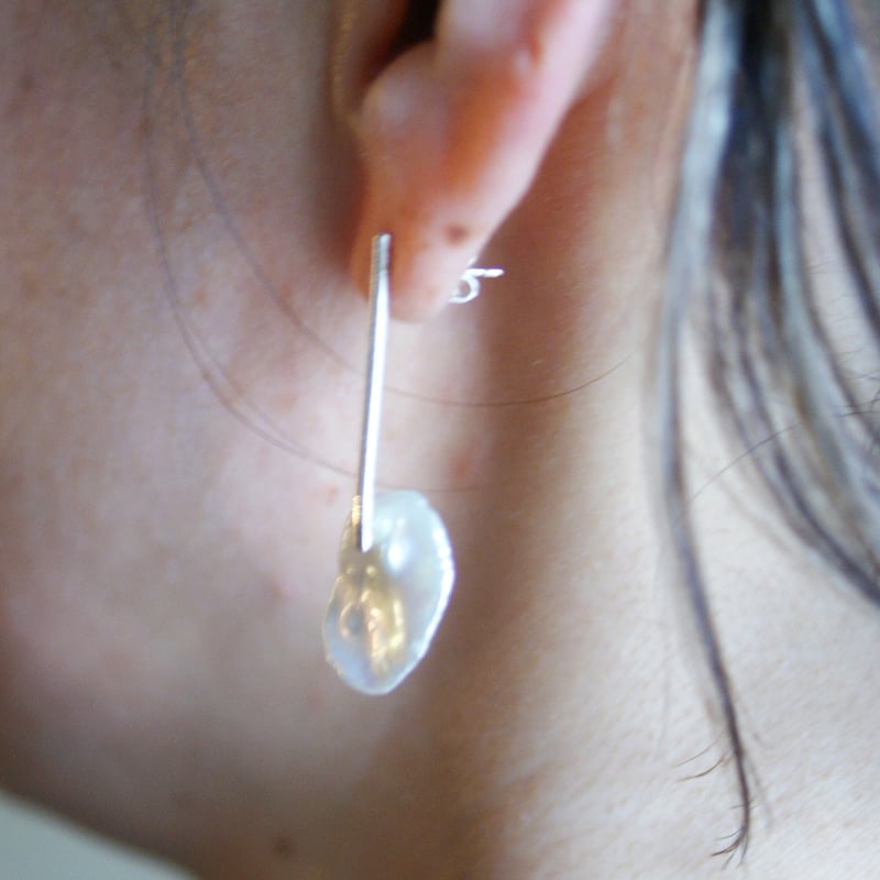 ペタルパールlongピアス | chumeq
