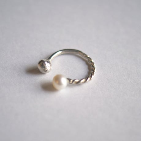 pearl&ball イヤカフ/silver