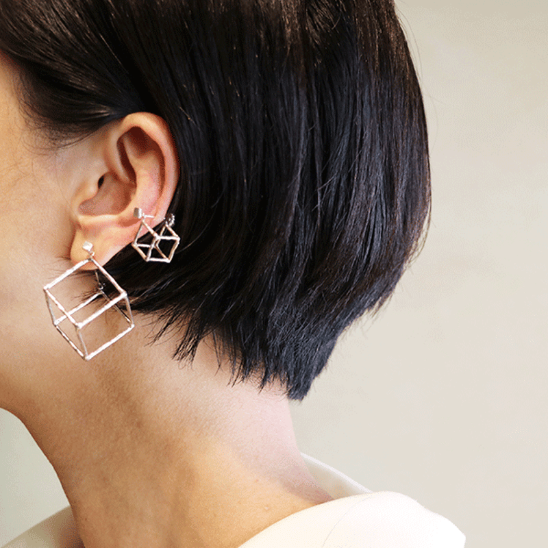 キューブ ピアス / L | chumeq キューブ ピアス / L | chumeq