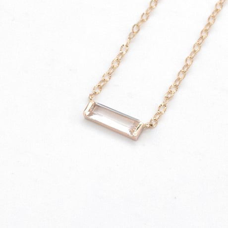 necklace B / K10YellowGold - 水晶