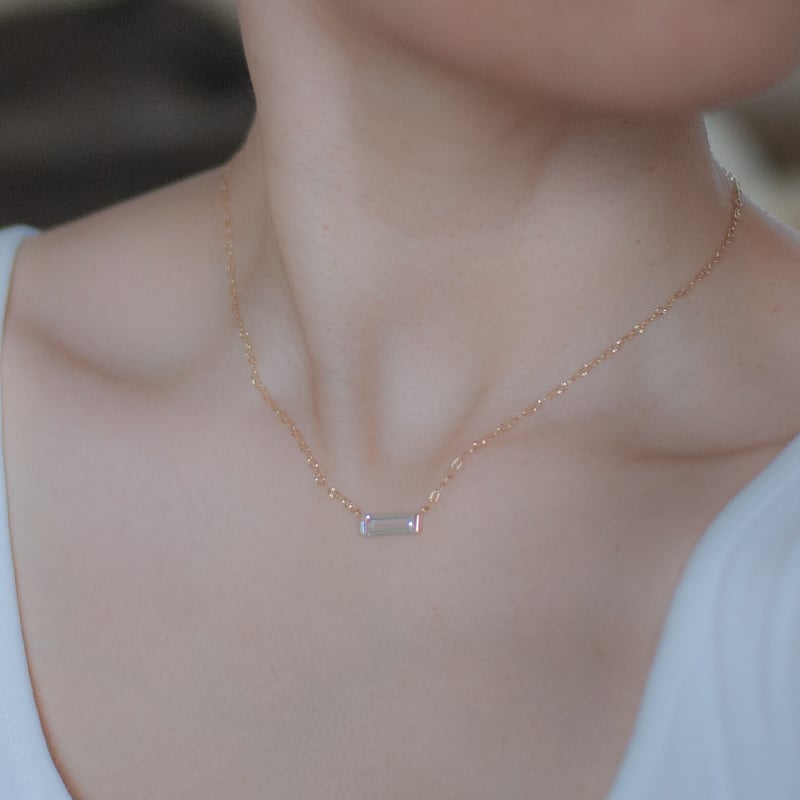 necklace B / K10YellowGold - 水晶 | hatsuyume - j...