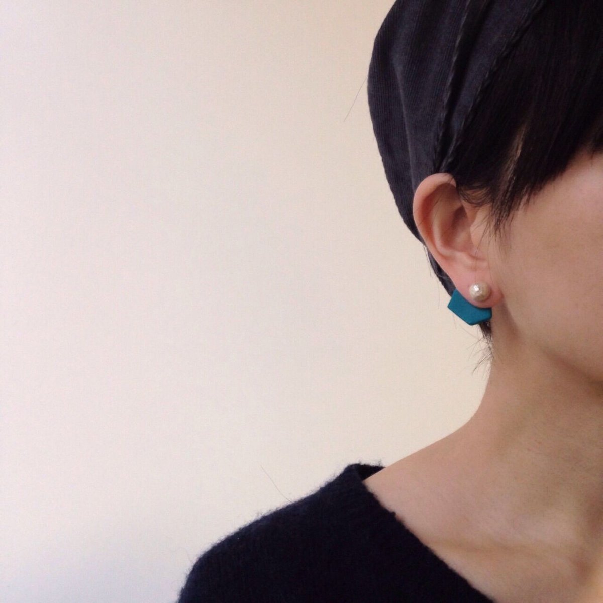 カケラピアス(ピーコックブルー) | piii