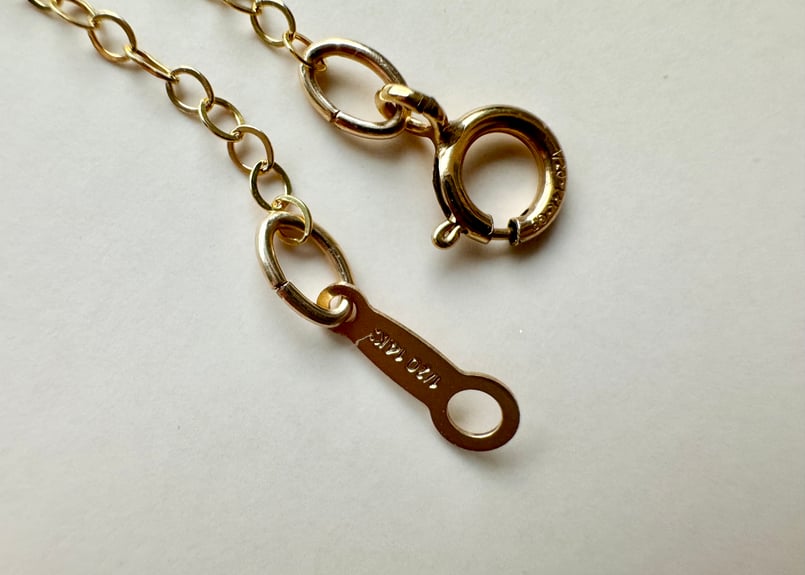 14k アンティーク　ゴールドネックレス　45cm K18イエローゴールド ネックレス 45cm | 高品質 金・プラチナ