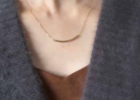 【14kgf】barネックレス(45cm）