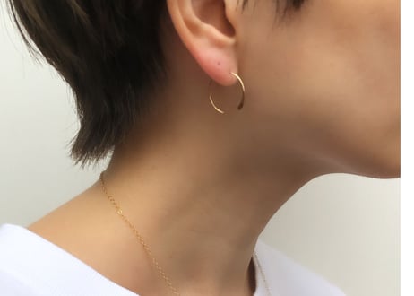 【14kgf】flatピアス（小）