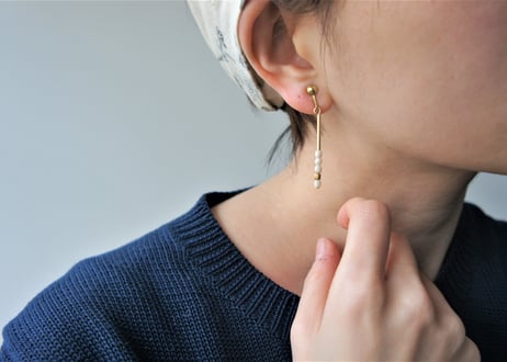 【WEB限定販売】ネイティブピアス・イヤリング（オフ）