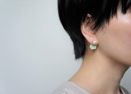 カケラピアス（メロン）