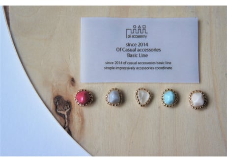 mini bijouピアス・イヤリング（シルバー）