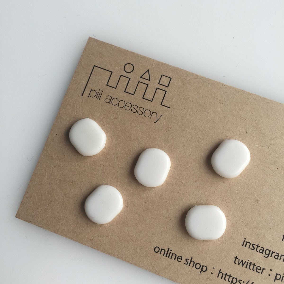 蝶バネ式イヤリング用シリコン※片耳販売 | piii