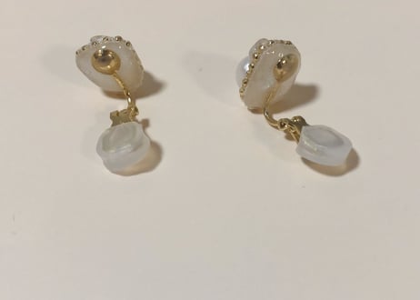 mini bijouピアス・イヤリング（クリスタル×バロックパール）