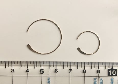 【14kgf】flatピアス（小）