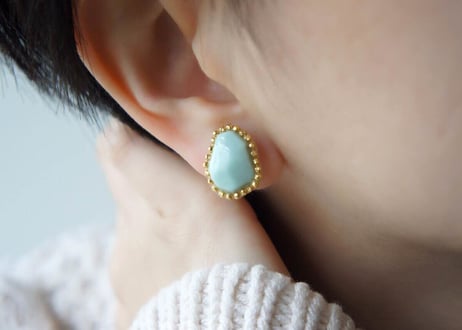 bijouピアス・イヤリング（アイスブルー）