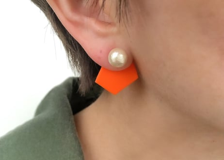 カケラピアス(ミカン)