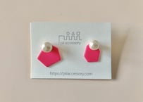 カケラピアス(ピンク)