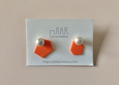 カケラピアス(ミカン)